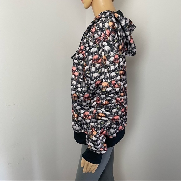 FIFTY 24SF Gallery Skull Design Zip-Up Hoodie – Size Large - Picture 5 of 11